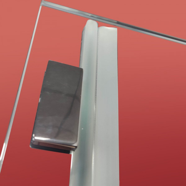 Бічна стінка до кабіни Koer SR SW01-90x200-TR-01 прозоре скло Easy Clean 8мм, хром (KR5381)