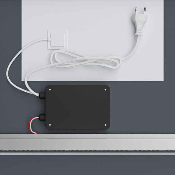 Дзеркало Mixxus Premium CUBIC MR14-80x60-Reverse з Led Touch, Anti-fog, димером, регулятором яскравості (MP6648)