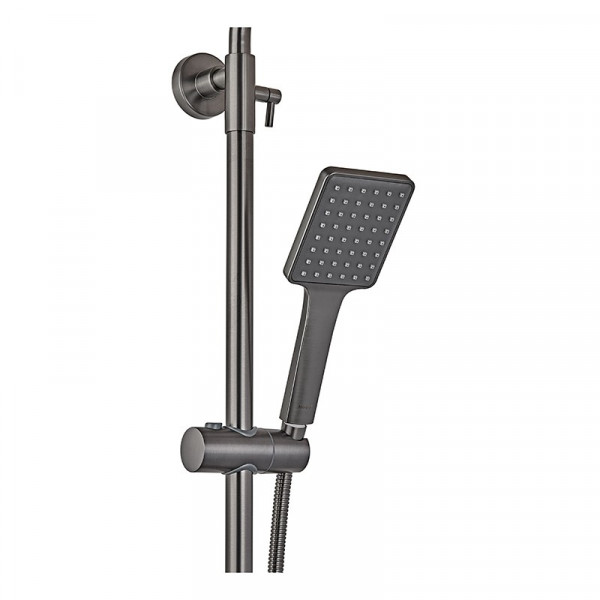 Душова колона із змішувачем та подовжувачем у комплекті Haiba Alex 003-J Graphite (HB3996)