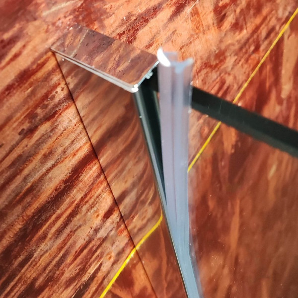 Душова перегородка Koer SR SP01-100x200-TR-01 Walk-In прозоре скло Easy Clean 8мм, хром (KR5393)