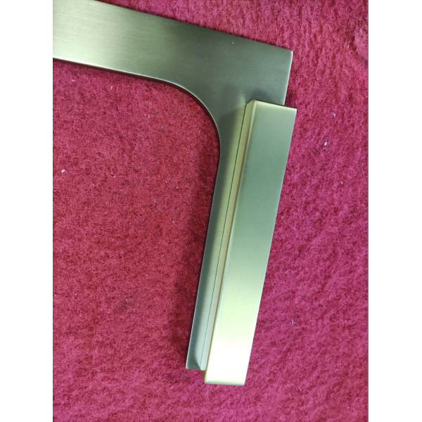 Душова перегородка Koer SR SP02-100x200-TR-12 Walk-In проз.скло Easy Clean 8мм, матове золото (KR5396)