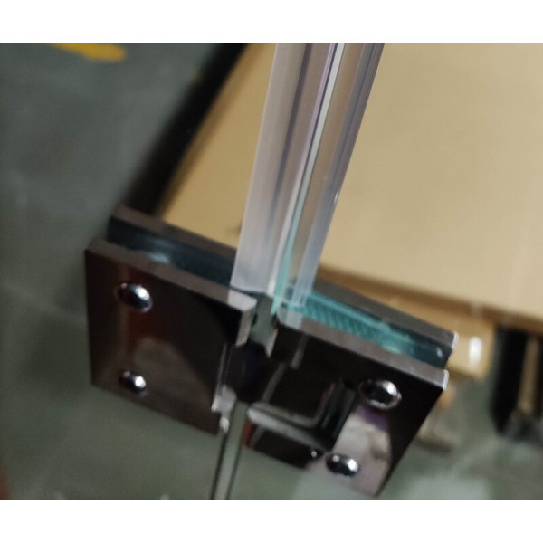 Бічна стінка до кабіни Koer SR SW04-90x200-TR-07 прозоре скло Easy Clean 10мм, графіт (KR5391)