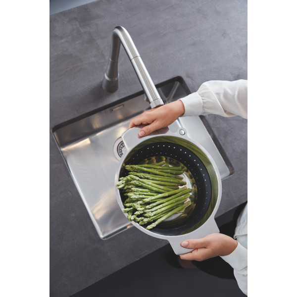 Змішувач для кухні з висувним виливом Grohe Zedra SmartControl (31593DC2)