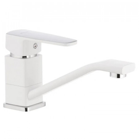 Змішувач для умивальника Mixxus Missouri 555 (вилив 15 см) білий (MI0593)