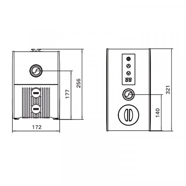 Насосна станція Koer MSR 600 інтелектуальна енергозберігаюча, Н=62М,Q=4кбМ,P=600 Вт, 1