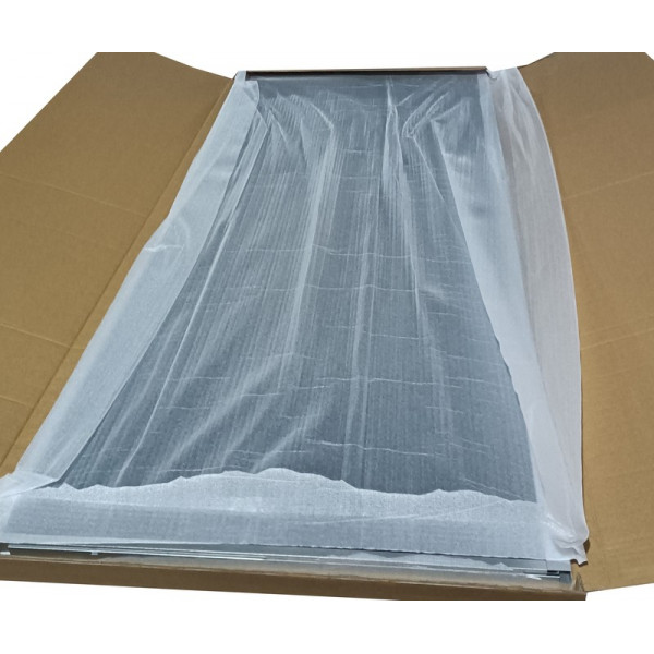 Бокс душовий без гідромасажу Mixxus STRONG SB01-90x90x215-GR SATIN з високим піддоном (MI6885)