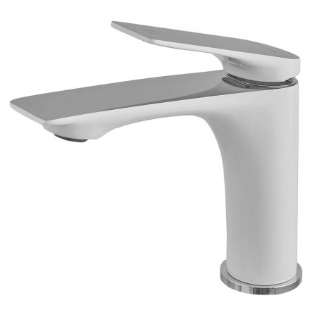 Змішувач для умивальника Mixxus Premium DERBY 001 (NUT) WHITE-CHROME (MI6613)