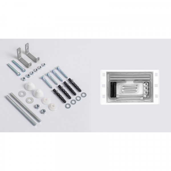 Комплект: Mixxus Premium Ellipse-SET-2102 (в 2 ящ) Унітаз система змиву Tornado 3.0+ Інсталяція Koer KT-0404 + панель KT-0604-01 Chrome (MP6690)