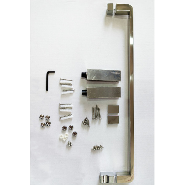 Душова кабіна без піддону Mixxus Premium BEVEL SC01-90x90x195-TR Chrome прозоре скло 6мм (MI6863)