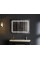 Дзеркало Mixxus LIGHT MR01-90x70 з Led Touch, Anti-fog, димером, регулятором яскравості, годинником (MI5999)