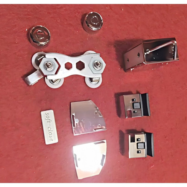 Двері в нішу Koer SR SD05-120x200-TR-01 прозоре скло Easy Clean 6мм, хром (KR5405)