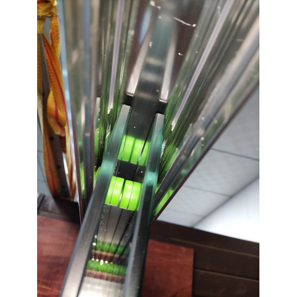 Двері в нішу Koer SR SD03-140x200-TR-01 прозоре скло Easy Clean 8мм, хром (KR5385)