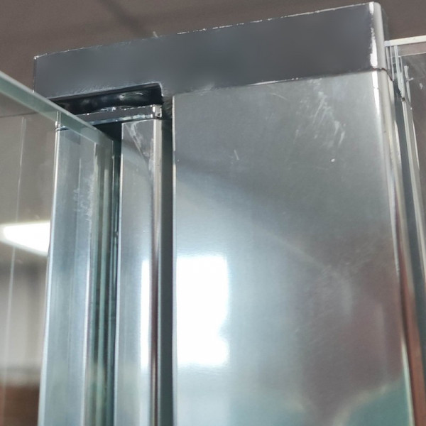 Душова перегородка Koer SR SP03-30x200-TR-01 Walk-In (рух.част) прозоре скло Easy Clean 8мм, хром (KR5399)