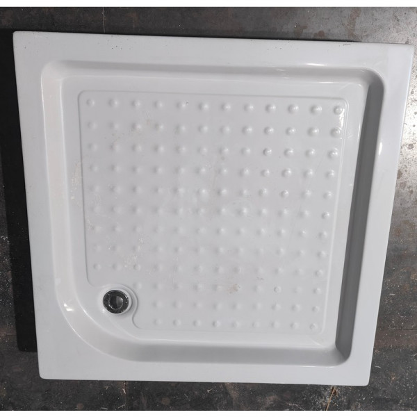 Душовий піддон з сифоном MIXXUS CUBIC ST01-90x90x13 квадратний діаметр зливу 52 мм NEW (MI8371)