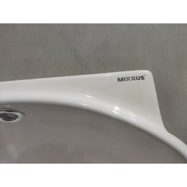 Раковина підвісна Mixxus Premium DIVERSE-1201-R 400х215х140mm з отвором під змішувач та переливом (MP6506)