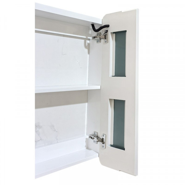 Дзеркальна шафка Mixxus Premium Olivary CM01-60x70x13 з LED Touch, димером, регулятором яскравості (MI8294)
