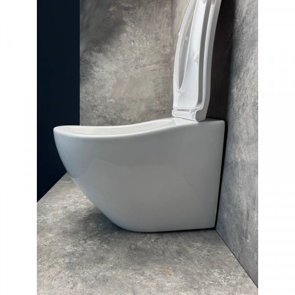 Унітаз підвісний ергономічний Koer TT-0101-T3 520x360x360mm система змиву TORNADO 3.0 (KR5615)