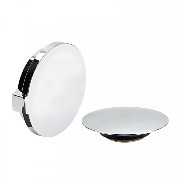 Сифон для ванни Koer BD-04-01 напівавтоматичний з переливом, без ревізії (Колір хром) 1 1/2'' (KR5442)