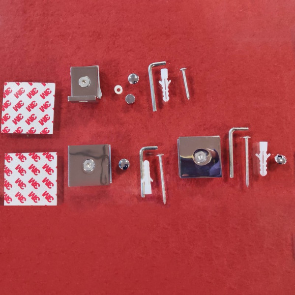 Бічна стінка до кабіни Koer SR SW04-80x200-TR-01 прозоре скло Easy Clean 10мм, хром (KR5389)