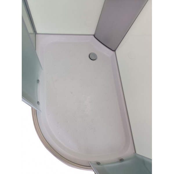 Бокс душовий без гідромасажу Mixxus WAVE SB02-120x80x215-L-FB SATIN з низьким піддоном (MI6892)