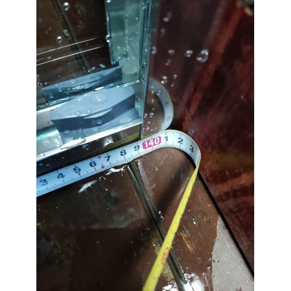 Двері в нішу Koer SR SD03-140x200-TR-01 прозоре скло Easy Clean 8мм, хром (KR5385)