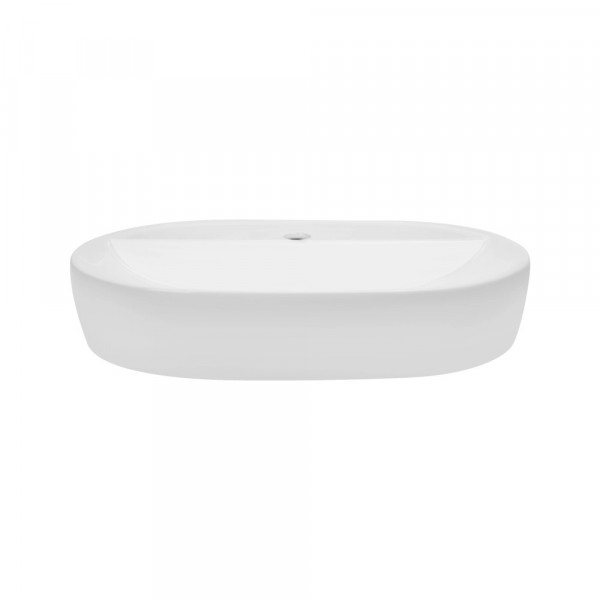 Раковина накладна Mixxus Premium ELLIPSE-0204 600х380х115mm з отвором під змішувач (MP6679)