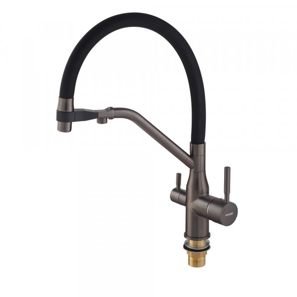 Змішувач для кухні Mixxus Premium Gravity 021 GRAPHITE REFL.BLACK (MI6979)