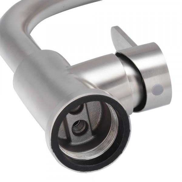 Змішувач для кухні Koer KI-70019-02 (з нерж. сталі) (Колір нерж) (KR4795)