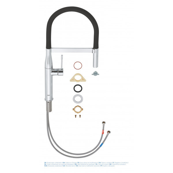 Змішувач для кухні з гнучким виливом Grohe Essence New (30294000)