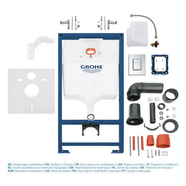 Інсталяційний комплект 5в1 для підвісного унітазу Grohe Fresh Rapid SL (38827000)