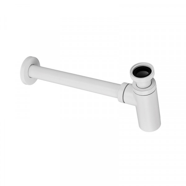 Сифон для раковини Koer BT-01-03 без випуску (під донний клапан) без ревізії (Колір білий) 1 1/4'' (KR3409)