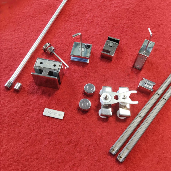 Двері в нішу Koer SR SD02-120x200-TR-01 прозоре скло Easy Clean 8мм, хром (KR5384)