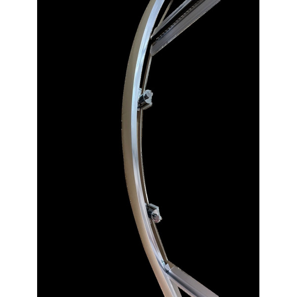 Душова кабіна без піддону Koer SR SC04-90x90x195-TR-01 прозоре скло Easy Clean 5мм, хром (KR5360)