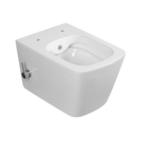 Унітаз-біде підвісний Mixxus Premium QUADRO-1301-R 510x350x345mm система змиву RIMLESS (MP6658)