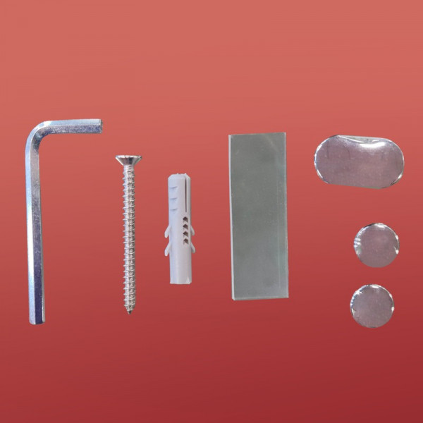 Бічна стінка до кабіни Koer SR SW04-80x200-TR-01 прозоре скло Easy Clean 10мм, хром (KR5389)