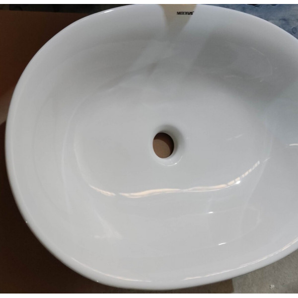 Раковина накладна Mixxus Premium ELLIPSE-0103 550х390х140mm (MP6553)