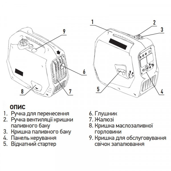 Генератор бензиновий інверторний Koer KU.2000i (KR3426)