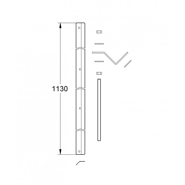 Комплект кріплення для кутового монтажу Grohe Rapid SL (38562001)