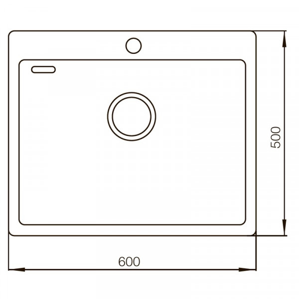 Мийка кухонна Mixxus MX6050-200x1.0 (Satin) (MX0660)