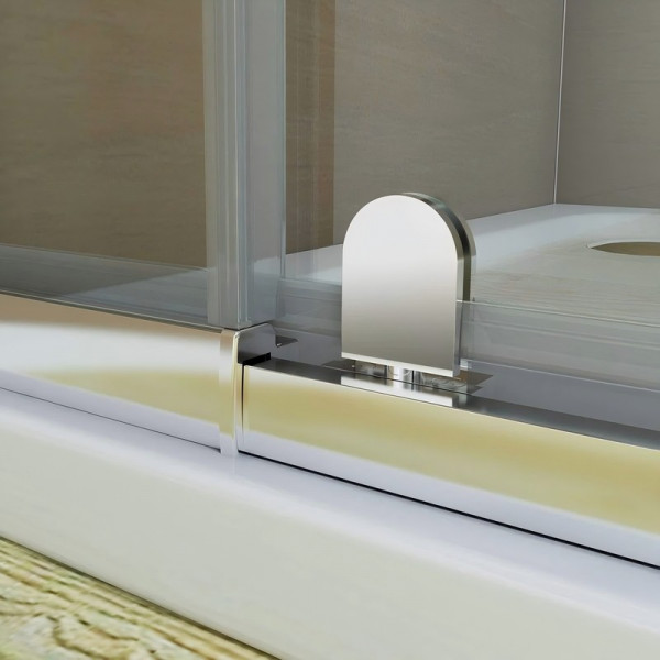 Душова кабіна без піддону Koer SR SC05-90x90x195-TR-01 прозоре скло Easy Clean 6мм, хром (KR5363)