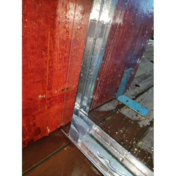 Двері в нішу Koer SR SD03-140x200-TR-01 прозоре скло Easy Clean 8мм, хром (KR5385)