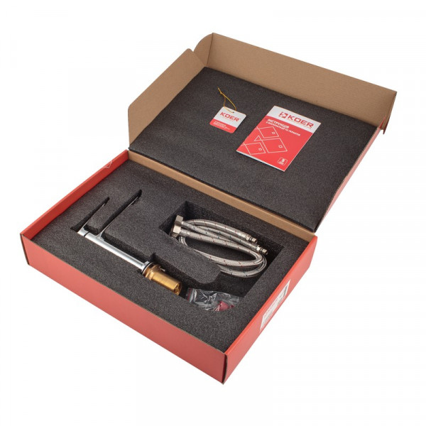 Змішувач для умивальника Koer KB-10028-01 (KR5289)