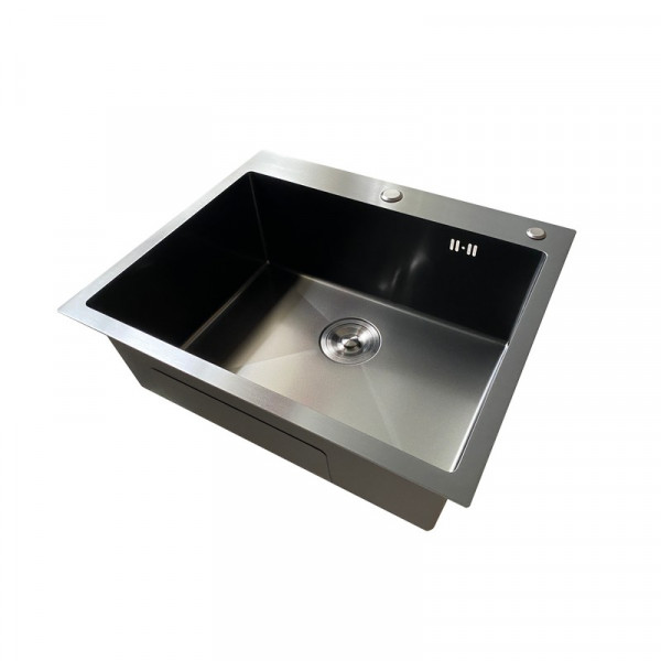 Мийка Mixxus MH5843 Micro Decor Graphite (3.0/0.8) з нерж. сталі (колір графіт) (MI8217)