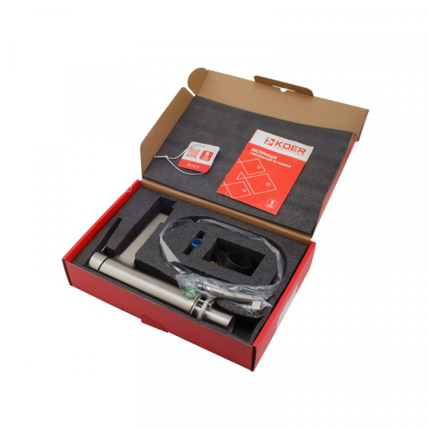 Змішувач для умивальника Koer KI-10016-02 (з нерж. сталі) (Колір нерж) (KR4789)