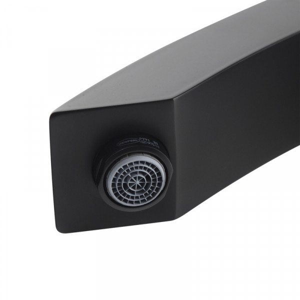 Змішувач на борт ванни Koer KB-43007-05 на 3 отвори (Колір чорний) (KR3453)