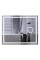 Дзеркало Mixxus Premium QUADRO MR20-100x80 з Led Touch, Anti-fog, димером, регулятором яскравості, лінзою (MP6623)