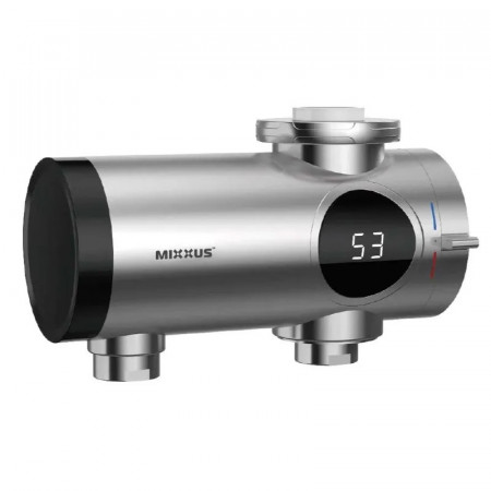 Водонагрівач 3,3 kW проточний, з індикатором температури, з кріпленням на вилив MIXXUS Electra 770-E CHROME (MI6511)