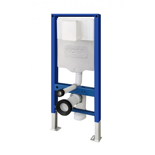 Інсталяція для підвісного унітазу Koer KT-0504-01 500x126x1150mm з панеллю змиву KT-0607-01 Хром (KR5348)