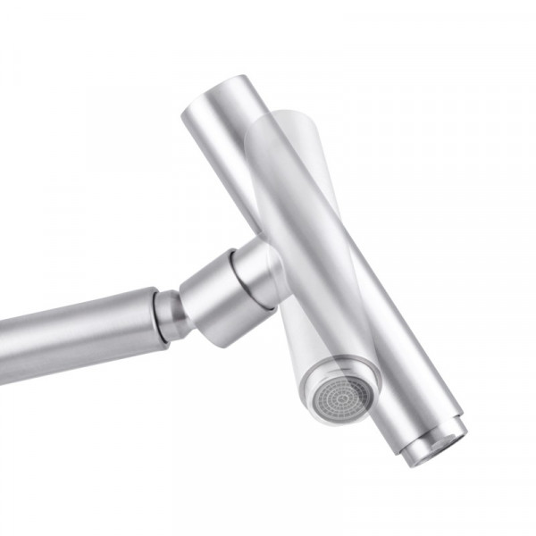 Змішувач для кухні Haiba SUS 017 з поворотним виливом (HB3897)