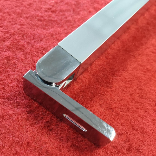 Двері в нішу Koer SR SD04-120x200-TR-01 прозоре скло Easy Clean 10мм, хром (KR5387)